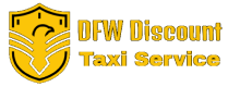 DFW Discount Taxi Service, DFW Cab, Yellow Cab, DFW Airport Taxi Cab Logo